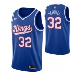 Men's Sacramento Kings #32 Wenyen Gabriel Blue 2019-20 Hardwood Classics Jersey