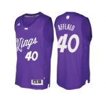 Men's Sacramento Kings #40 Arron Afflalo Purple 2016 Christmas Day NBA Swingman Jersey
