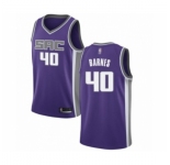 Men's Sacramento Kings #40 Harrison Barnes Authentic Purple Basketball Jersey - Icon Edition
