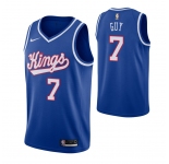 Men's Sacramento Kings #7 Kyle Guy Blue 2019-20 Hardwood Classics Jersey