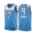 Men's Sacramento Kings #9 Cory Joseph Authentic Blue Basketball Jersey - City Edition