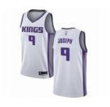Men's Sacramento Kings #9 Cory Joseph Authentic White Basketball Jersey - Association Edition