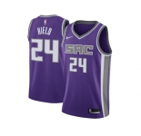 Nike Sacramento Kings #24 Buddy Hield Purple NBA Swingman Icon Edition Jersey