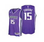 Sacramento Kings #15 DeMarcus Cousins 2016-17 Seasons Purple City Road New Swingman Jersey