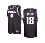 Sacramento Kings #18 Omri Casspi 2016-17 Seasons Black Alternate New Swingman Jersey