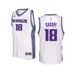 Sacramento Kings #18 Omri Casspi 2016-17 Seasons White Home New Swingman Jersey