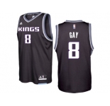 Sacramento Kings #8 Rudy Gay 2016-17 Seasons Black Alternate New Swingman Jersey