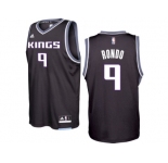 Sacramento Kings #9 Rajon Rondo 2016-17 Seasons Black Alternate New Swingman Jersey