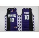nba jersey sacramento kings #10 bibby blue-black[2016 new]