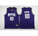 nba jersey sacramento kings #10 bibby blue[2016 new]