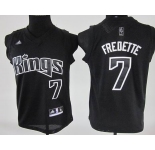 nba jerseys sacramento kings #7 fredette black