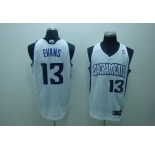 nba sacramento kings #13 evans white(fans edition)