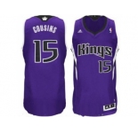 nba sacramento kings #15 deMarcus cousins purple[revolution 30]