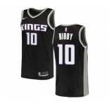 Women's Nike Sacramento Kings #10 Mike Bibby Swingman Black NBA Jersey Statement Edition