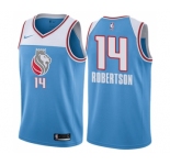 Women's Nike Sacramento Kings #14 Oscar Robertson Swingman Blue NBA Jersey - City Edition