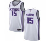 Women's Nike Sacramento Kings #15 DeMarcus Cousins Swingman White NBA Jersey - Association Edition