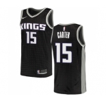 Women's Nike Sacramento Kings #15 Vince Carter Swingman Black NBA Jersey Statement Edition