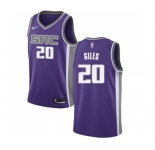 Women's Nike Sacramento Kings #20 Harry Giles Swingman Purple Road NBA Jersey - Icon Edition