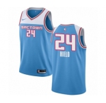 Women's Nike Sacramento Kings #24 Buddy Hield Swingman Blue NBA Jersey - 2018-19 City Edition