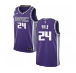 Women's Nike Sacramento Kings #24 Buddy Hield Swingman Purple Road NBA Jersey - Icon Edition