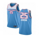 Women's Nike Sacramento Kings #25 Justin Jackson Swingman Blue NBA Jersey - 2018-19 City Edition