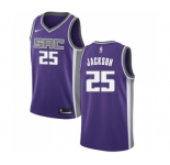 Women's Nike Sacramento Kings #25 Justin Jackson Swingman Purple Road NBA Jersey - Icon Edition