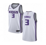 Women's Nike Sacramento Kings #3 Yogi Ferrell Authentic White NBA Jersey - Association Edition