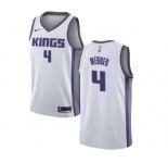 Women's Nike Sacramento Kings #4 Chris Webber Swingman White NBA Jersey - Association Edition