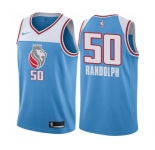 Women's Nike Sacramento Kings #50 Zach Randolph Swingman Blue NBA Jersey - City Edition