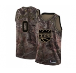 Youth Nike Sacramento Kings #0 Willie Cauley-Stein Swingman Camo Realtree Collection NBA Jersey