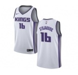 Youth Nike Sacramento Kings #16 Peja Stojakovic Swingman White NBA Jersey - Association Edition