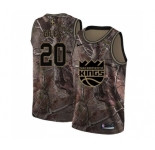 Youth Nike Sacramento Kings #20 Harry Giles Swingman Camo Realtree Collection NBA Jersey