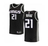 Youth Nike Sacramento Kings #21 Vlade Divac Swingman Black NBA Jersey Statement Edition