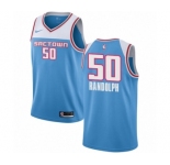 Youth Nike Sacramento Kings #50 Zach Randolph Swingman Blue NBA Jersey - 2018-19 City Edition