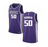 Youth Nike Sacramento Kings #50 Zach Randolph Swingman Purple Road NBA Jersey - Icon Edition