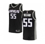 Youth Nike Sacramento Kings #55 Jason Williams Swingman Black NBA Jersey Statement Edition