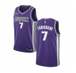 Youth Nike Sacramento Kings #7 Skal Labissiere Authentic Purple Road NBA Jersey - Icon Edition
