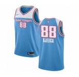 Youth Nike Sacramento Kings #88 Nemanja Bjelica Swingman Blue NBA Jersey - 2018-19 City Edition