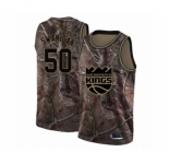 Youth Sacramento Kings #50 Caleb Swanigan Swingman Camo Realtree Collection Basketball Jersey