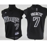 youth nba jerseys sacramento kings #7 fredette black