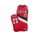 Men's Adidas Portland Trail Blazers #23 Allen Crabbe Authentic Red Alternate NBA Jersey