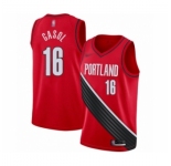 Men's Portland Trail Blazers #16 Pau Gasol Authentic Red Finished Basketball Jersey - Statement Edition