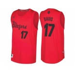 Men's Portland Trail Blazers #17 Ed Davis 2016 Christmas Day Red NBA Swingman Jersey