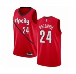 Men's Portland Trail Blazers #24 Kent Bazemore Red Swingman Jersey - Earned Edition