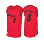 Men's Portland Trail Blazers #3 C.J. McCollum Red 2016 Christmas Day NBA Swingman Jersey