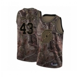 Men's Portland Trail Blazers #43 Anthony Tolliver Swingman Camo Realtree Collection Basketball Jersey