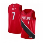 Men's Portland Trail Blazers #7 Brandon Roy Authentic Red Finished Basketball Jersey - Statement Edition