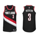 Nike NBA Portland Trail Blazers #3 C.J McCollum Jersey 2017-18 New Season Black Jerse