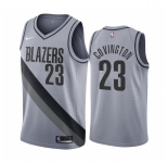 Portland Trail Blazers #23 Robert Covington Gray NBA Swingman 2020-21 Earned Edition Jersey