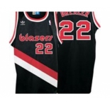 nba portland trailblazers #22 drexler black[revolution swingman]